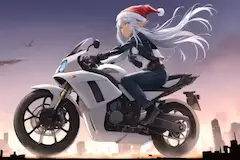 バイカーサンタクロースダークエルフお姉さん