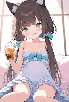 火照った体を冷ますには冷たいお茶だよね