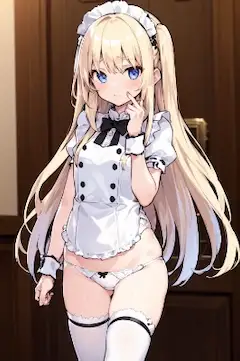 パンツ見せメイド