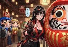 達磨屋のクール忍者娘