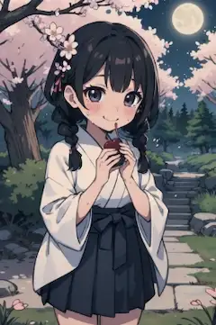 お絹ちゃん――ではなく、もう一人のヒロイン超腹黒巫女アカネさん