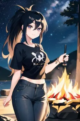 キャンプファイヤー