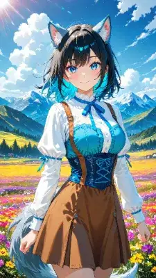 🐺🏔️「山なら任せろ！」アルプスの狼少女