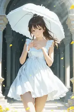 【桜井香乃】日傘グラビア
