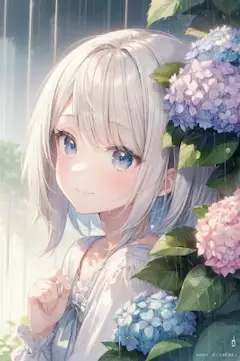 紫陽花。