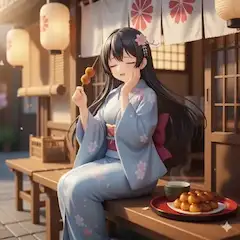 おまいらこういうの好きでそ？ Vol7. 和風着物美少女×みたらし団子