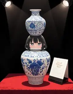 特別優秀賞を受賞した花瓶の少女