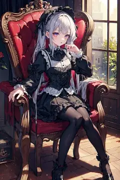 烱眼の少女