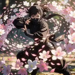 忍法・秋桜隠れの術