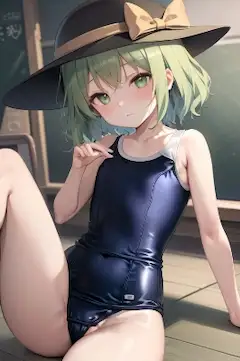 スク水姿のこいしちゃん❤