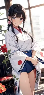 着物をブルマに着がえたら