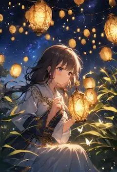 星降る夜に灯す少女の願い