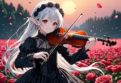 薔薇の園に響く哀しき調べ