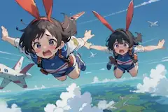 「パラシュートどこぉぉぉ！？」