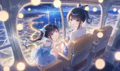 家族旅行にて