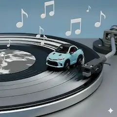 ターンテーブルでドリフト