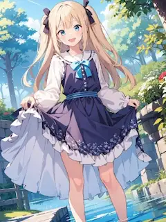 水が冷たくて気持ちいい