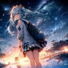 【原神】ファルザン 星空と湖