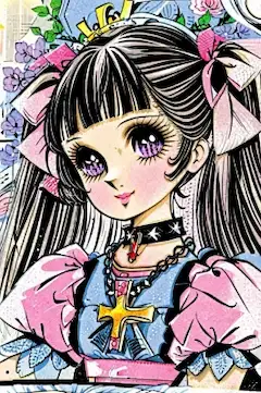 レトロ漫画風の日