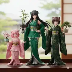盆栽ガールズ — 松・竹・梅