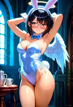 バニースーツはコルセット！