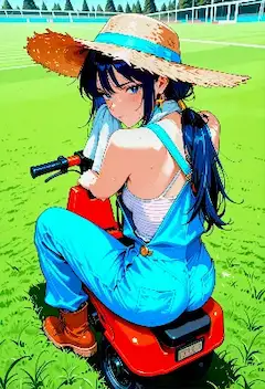 碧緑（へきりょく）のキャンバスに、一筋の情熱を引く