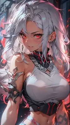 赤い目の美人