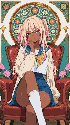 平成コギャル(アール・ヌーヴォー風)