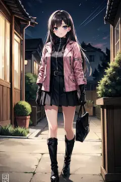 深夜のお散歩