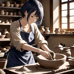 陶芸の静寂