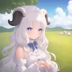 白ヒツジ少女