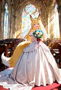 感涙の結婚式