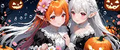 月夜のハロウィンエルフ