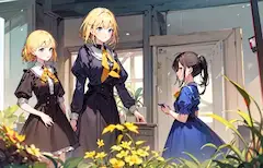 マリ・キュリーとリザとエリナ