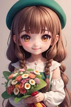 花と可愛い女の子は癒やされます(⁠ ⁠ꈍ⁠ᴗ⁠ꈍ⁠)