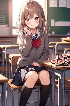 一緒に食べよ？