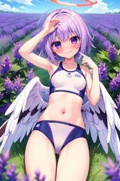 ラベンダー畑の天使さん2