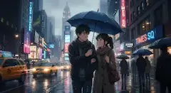 雨でも二人なら