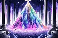 宝石の山…