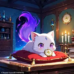 星屑の尾を持つ魔法猫