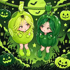 ライム＆ピーマン(ライム、緑)10/30