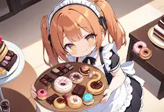 スイーツてんこ盛り！
