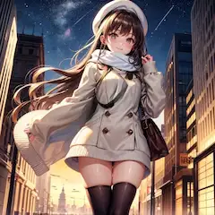 仕事終わりの女の子、今日もお疲れ様です🤗