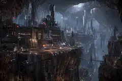 ある並行世界の架空風景２１『惑星ニドラスの地底採掘都市エリアおよび関連施設群』