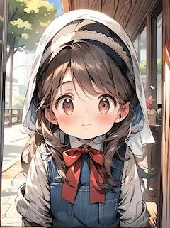 おすまし癖っ毛ちゃん