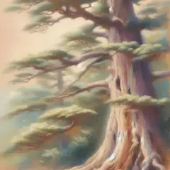 縄文杉・水彩画