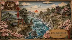 渦潮が刻む祈りの古の岬