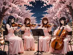 夜桜カ○テット