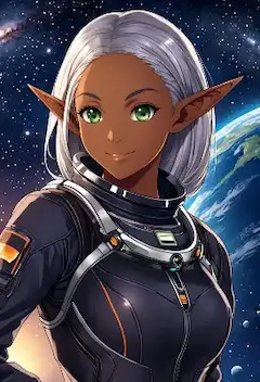 銀髪の宇宙使者 ～地球を望む微笑み～