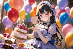 風船舞う少女の特別な誕生日